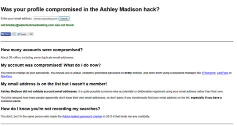 list of ashley madison users|Now you can search the Ashley Madison cheaters list